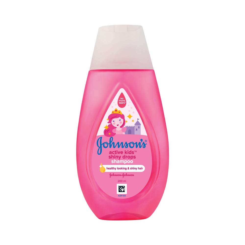 Johnson's Baby Active Kids Shiny Drops Shampoo.