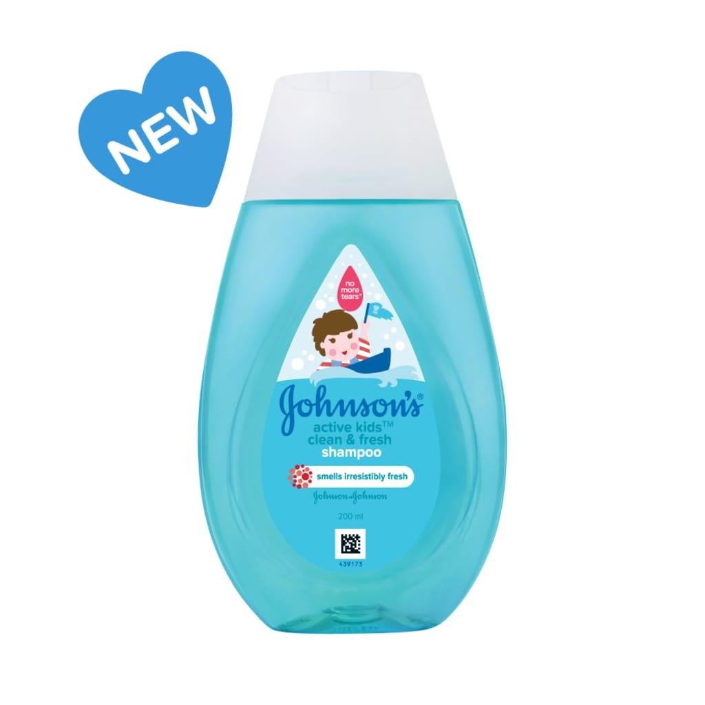 Johnson's Active Kids Clean and Fresh Shampoo.