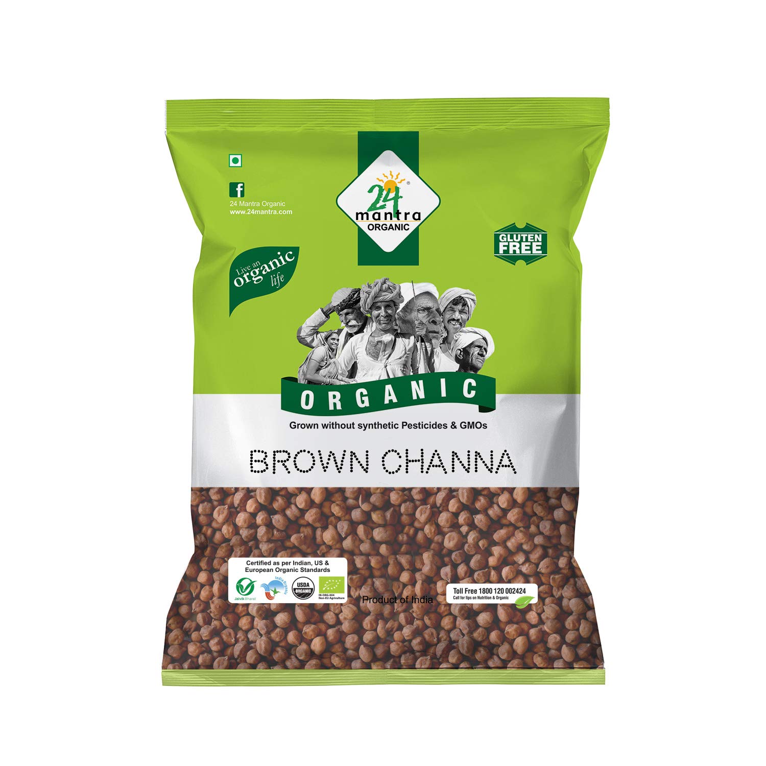 24 Mantra organic brown chana 