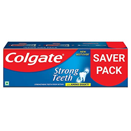 COLGATE STRONG TEETH 200+100+TOOTH BRUSH