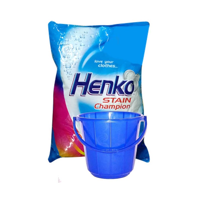 Henko Stain Care Detergent Powder + Bucket Free