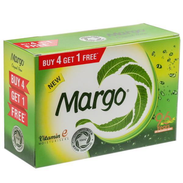 Margo Neem Soap New 100gm 4+1 free