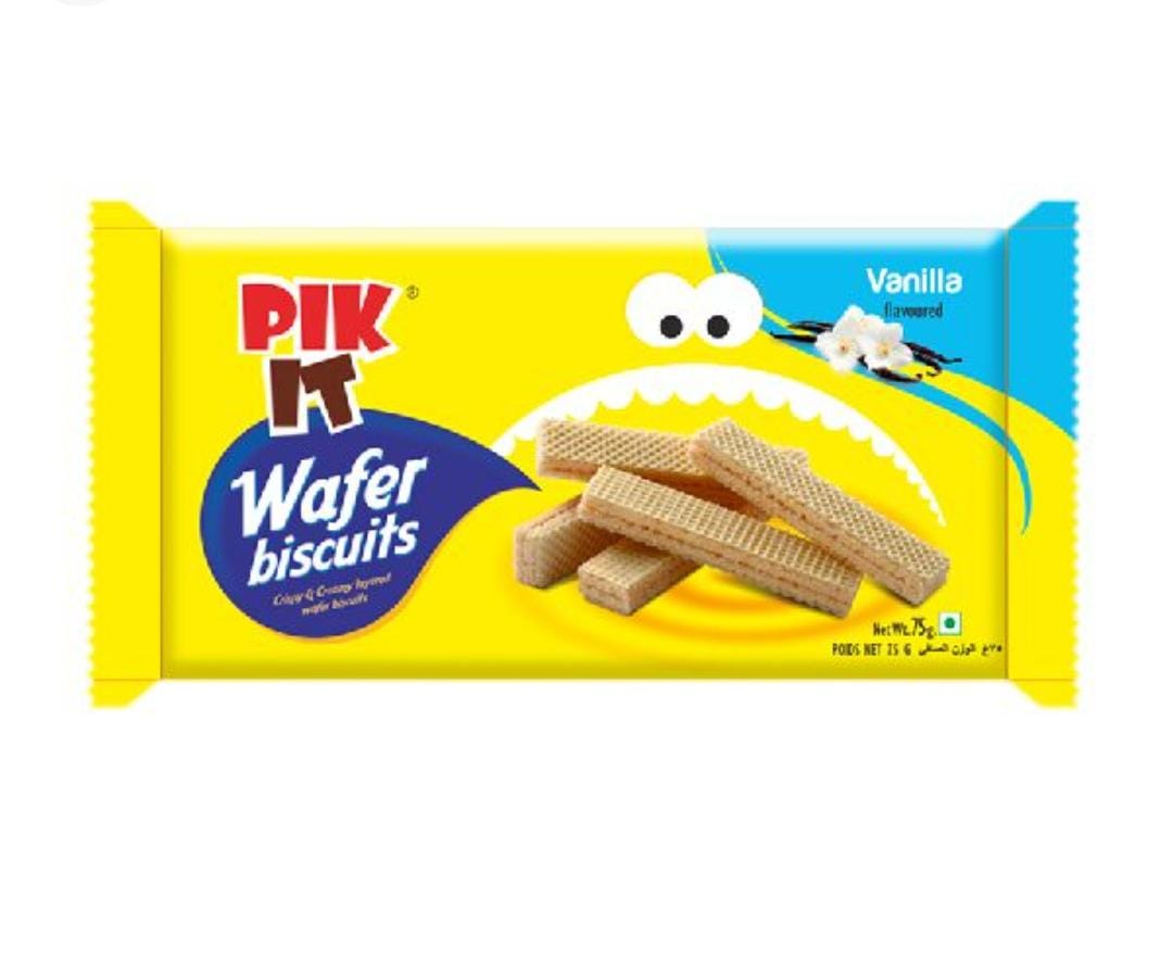 Pik IT Gold Wafer Biscuit Vanilla