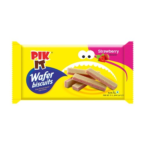 Pik IT Gold Wafer Biscuit Strawberry
