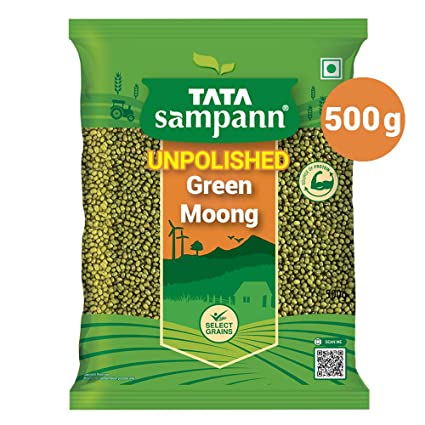 Tata Sampann Green Moong Whole Unpolished Dal