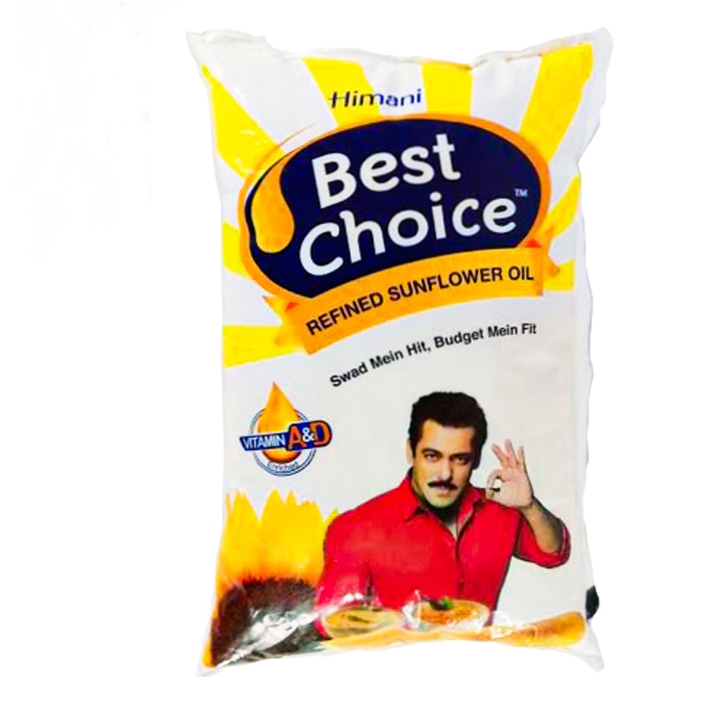 Himani Best Choice - Refined Sunflower Oil Pouch