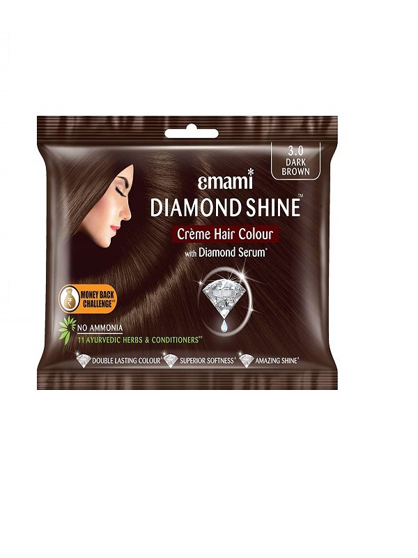Emami Diamond Shine Crème Hair Color, Dark Brown- - Hair Care- Personal  Care | OHHO Express